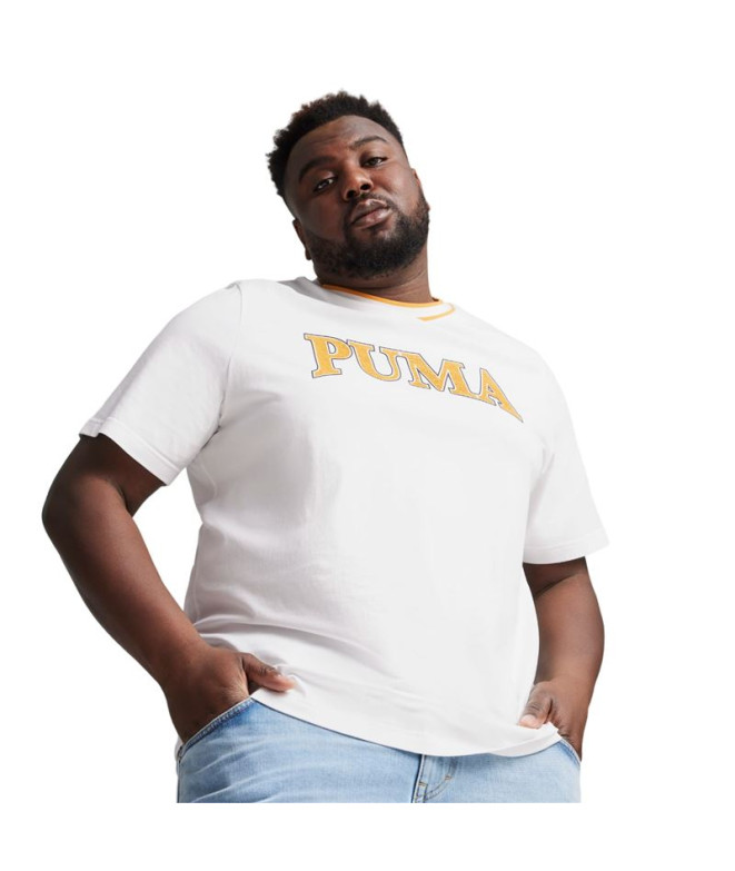 Camiseta Puma QUAD Big Graph Blanco Hombre
