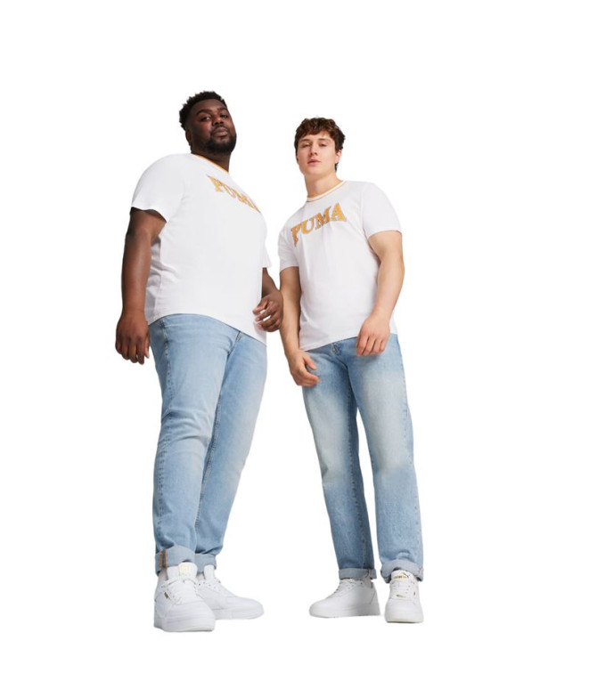 Camiseta Puma QUAD Big Graph Blanco Hombre