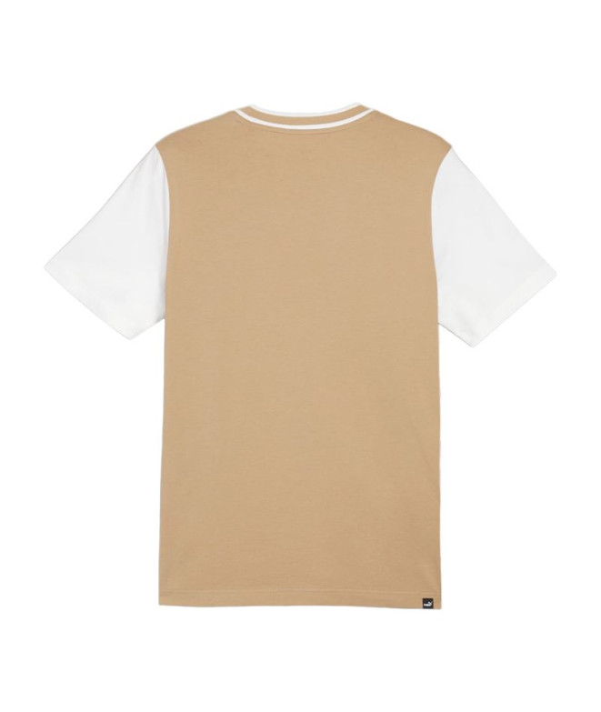 Camiseta Puma QUAD Graphic Bege Homem