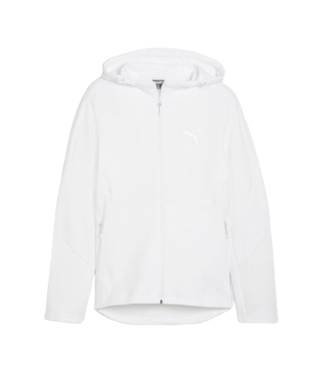 Casaco Puma EVOSTRIPE Full-Zip H Branco Homem