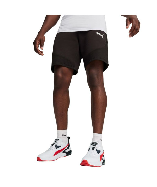 Pantalones Puma EVOSTRIPE 8'' Negro Hombre