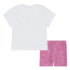 Ensemble Converse Chuck Patche & Biker S Fille Oops Pink