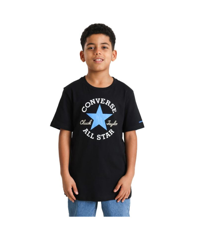Camiseta Converse Sustainable Core Niño Negro