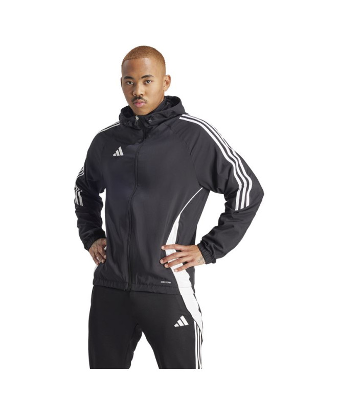 Corta-vento de Futebol adidas Tiro24 Homem Preto