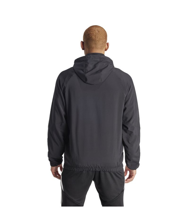Coupe-vent de Football adidas Tiro24 Homme Noir