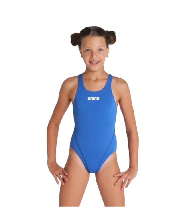 Fato de banho de Natação Arena Team Swim Infantil Azul/branco