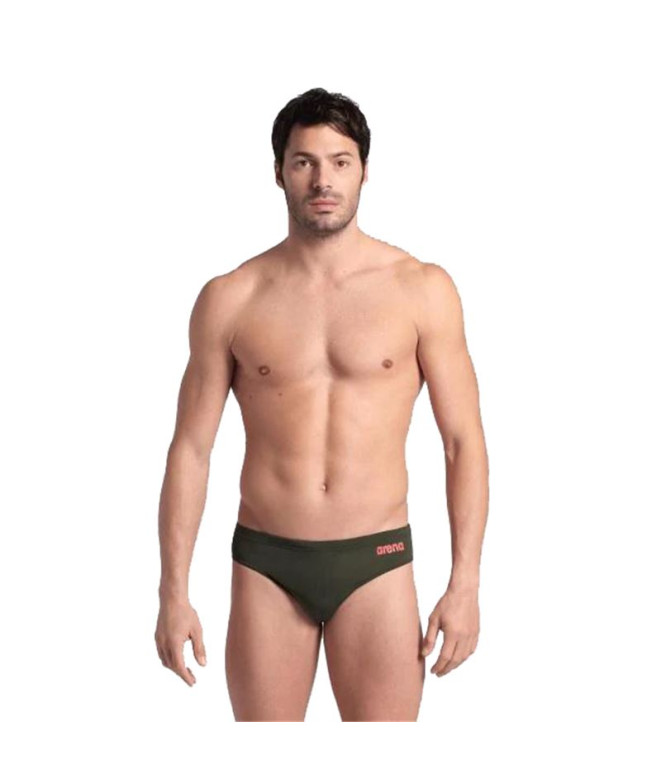Fato de banho de Natação Arena Team Swim Homem Preto verde