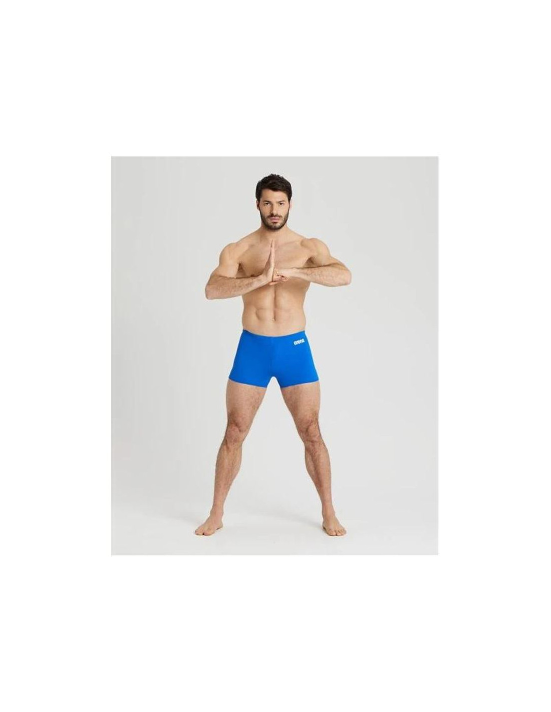 Bañador Hombre natación bóxer Arena azul blanco