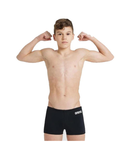 Bañador de Natación Arena Team Swim Infantil Negro/Blanco Bañador de Natación Arena Team Swim Infantil Negro/Blanco