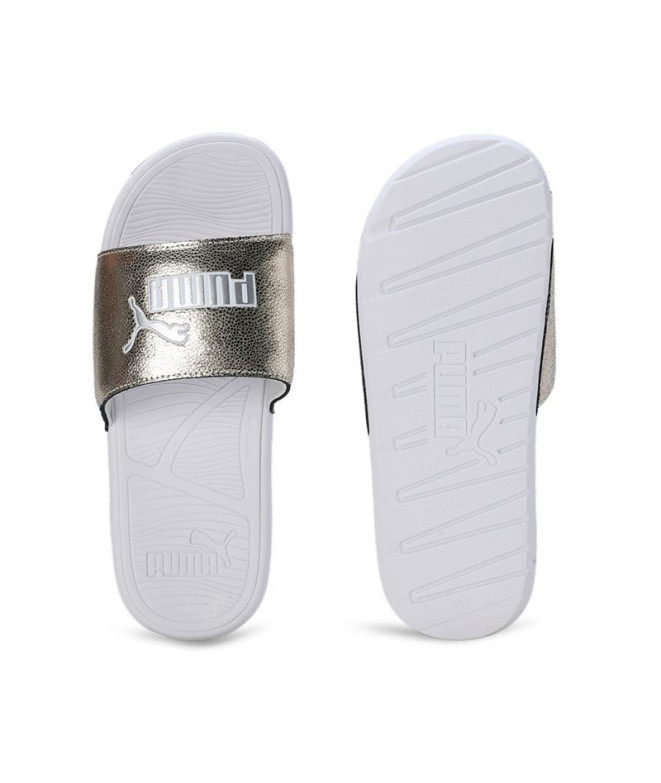 Chanclas Puma Cool Cat 2.0 Mujer Metalico