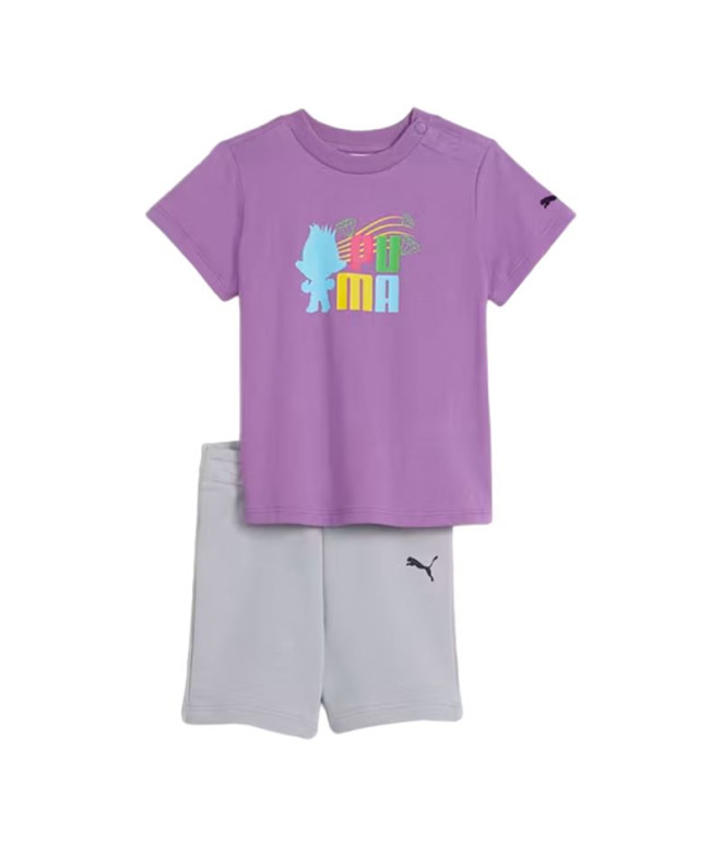 Survêtement Bébés Puma X Trolls Minicat Grey Purple