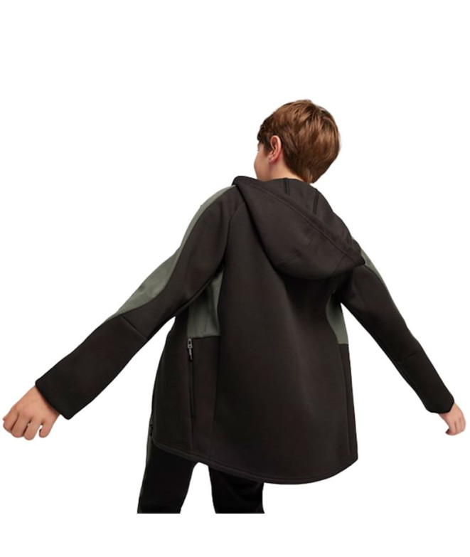 Sweat Enfant Puma Evostripe Full-Zip Noir