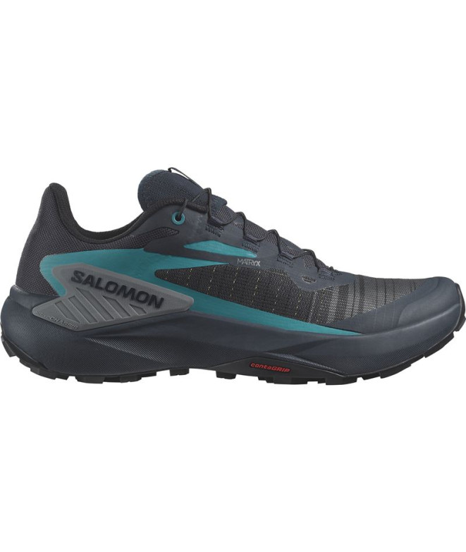 Sapatilhas de Trail Salomon Genesis Carbon/Tahitian Carbon Blue Homem