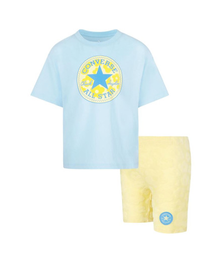 Conjunto Converse Chuck Patche & Biker S Menina Like Yellow