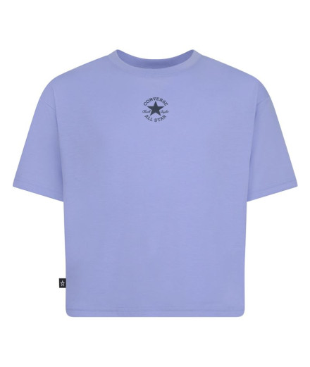 Camiseta Converse Chuck Patch Boxy Purple Menina