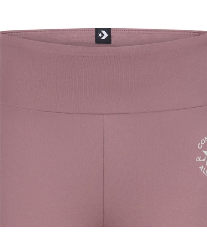 Leggings Converse Chuck Patch High Rise Rose Fille