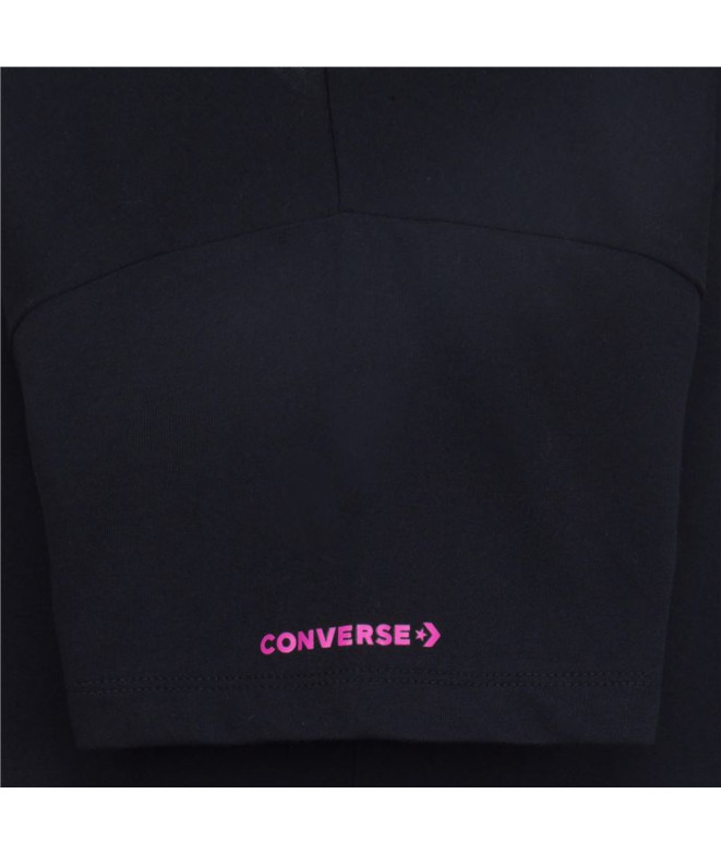 T-shirt Converse Boyfriend Graphicrt Fille Noir