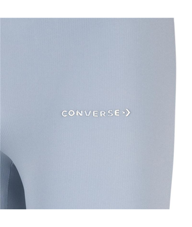 Leggings Converse Jacquard brillant Fille Bleu