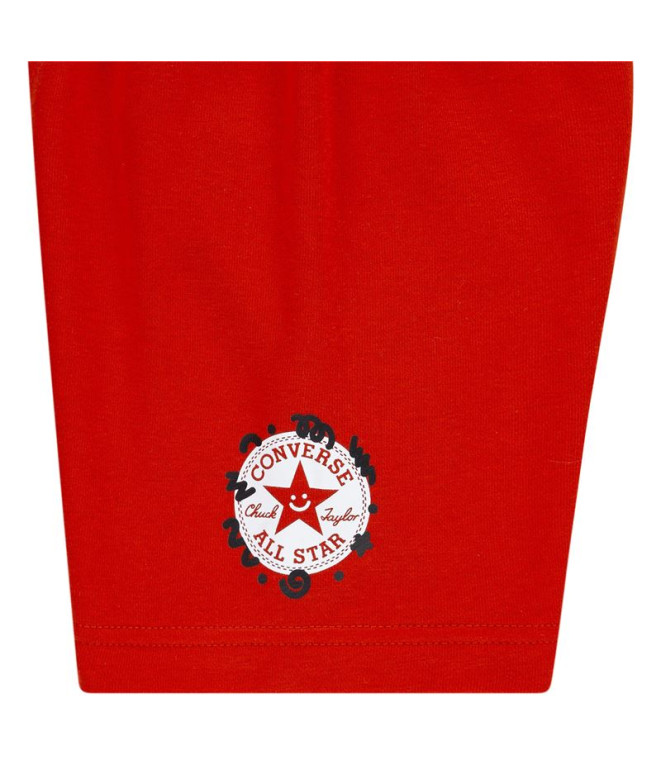 Conjunto Converse Squiggle S/Se+Ft Menino...