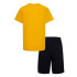 Conjunto Converse Squiggle S/Se+Ft Menino Preto/Amarelo