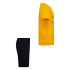 Conjunto Converse Squiggle S/Se+Ft Menino Preto/Amarelo