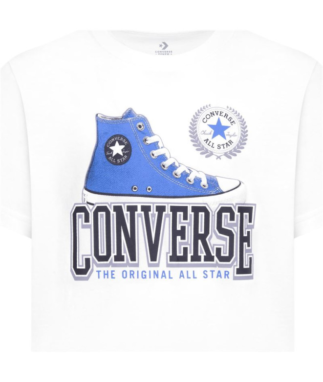 Camiseta Converse Script Sneaker Gfx Sse Niño...