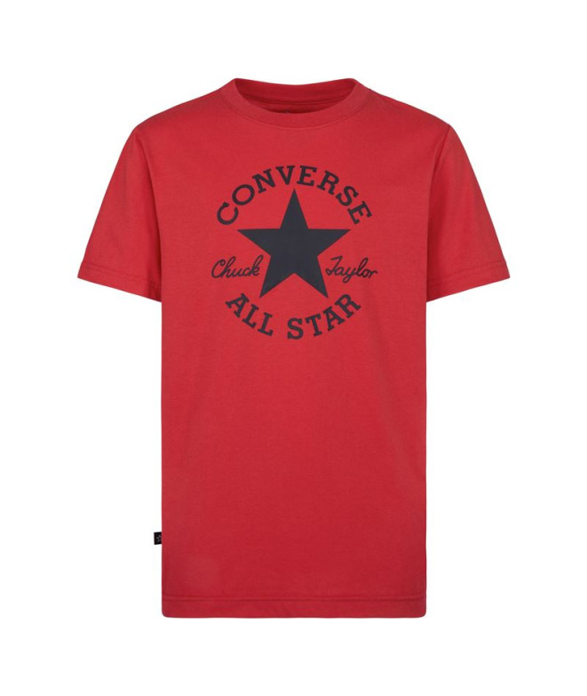 Camiseta Converse Núcleo Sustentável Sse Menino Vermelho