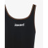 Maillot de bain Entraînement Jaked Milano Fille Noir/Orange