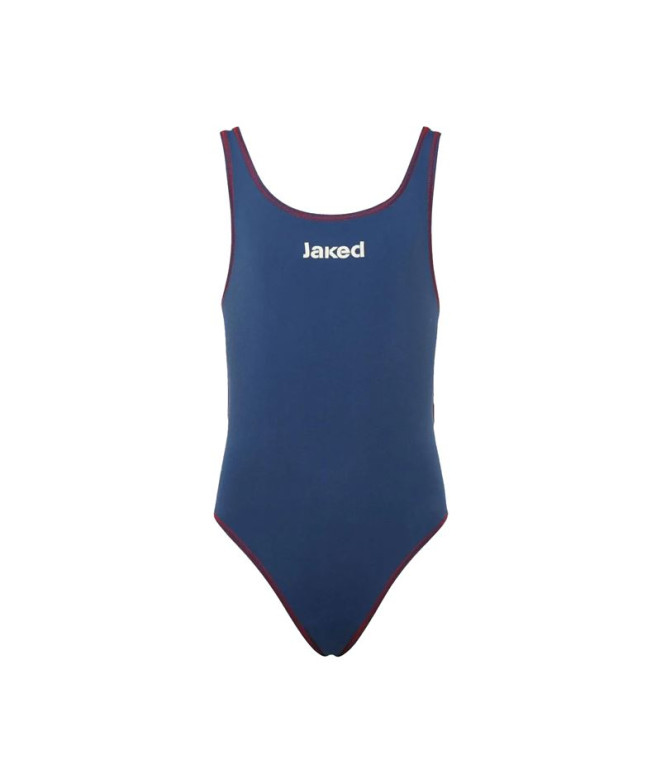 Maillot de bain Training Jaked Milano Fille Navy/Red
