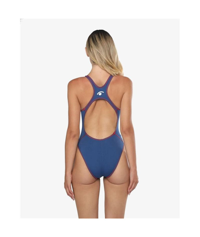 Fato de banho Treino Jaked Milano Mulher Azuk/Red