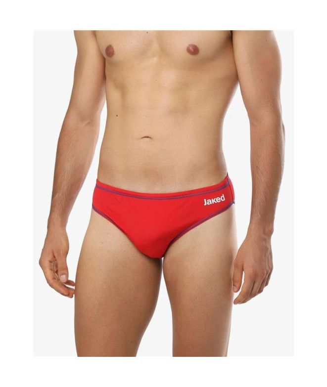 Bañador Entreno Jaked Milano Hombre Rojo
