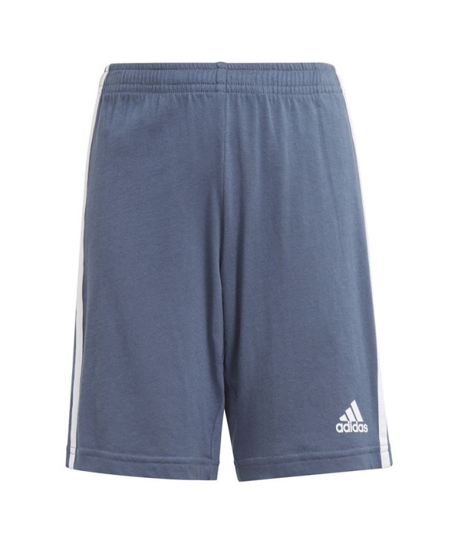 Ensemble adidas 3Bands Enfant Blanc Bleu
