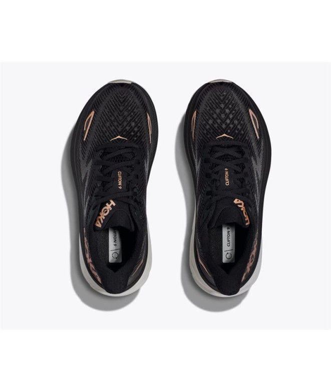 Sapatilhas de Running Hoka Clifton 9 Preto/Rosa