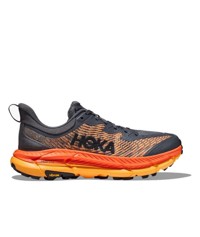 Chaussures de Trail Hoka Mafate Speed 4 Orange/Noir Homme