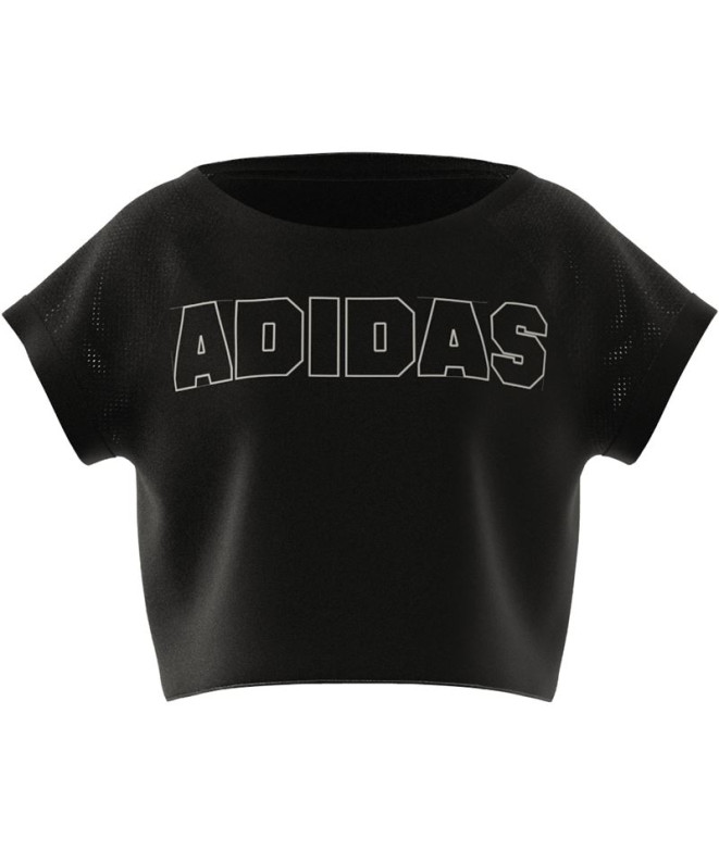T-shirt adidas Jg Crpd Fille Noir