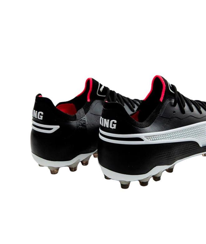 Bota de fútbol Puma KING ULTIMATE MG Negro/Blanco