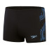 Bañador de Natación Speedo Tech Panel Aquashort Hombre Negro/Azul negro