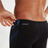 Fato de banho de Natação Speedo Tech Panel Aquashort Homem Preto/azul preto