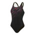 Fato de banho de Natação Speedo Hyperboom Placement Muscleback Mulher Preto/Rosa