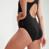 Fato de banho de Natação Speedo Hyperboom Placement Muscleback Mulher Preto/Rosa