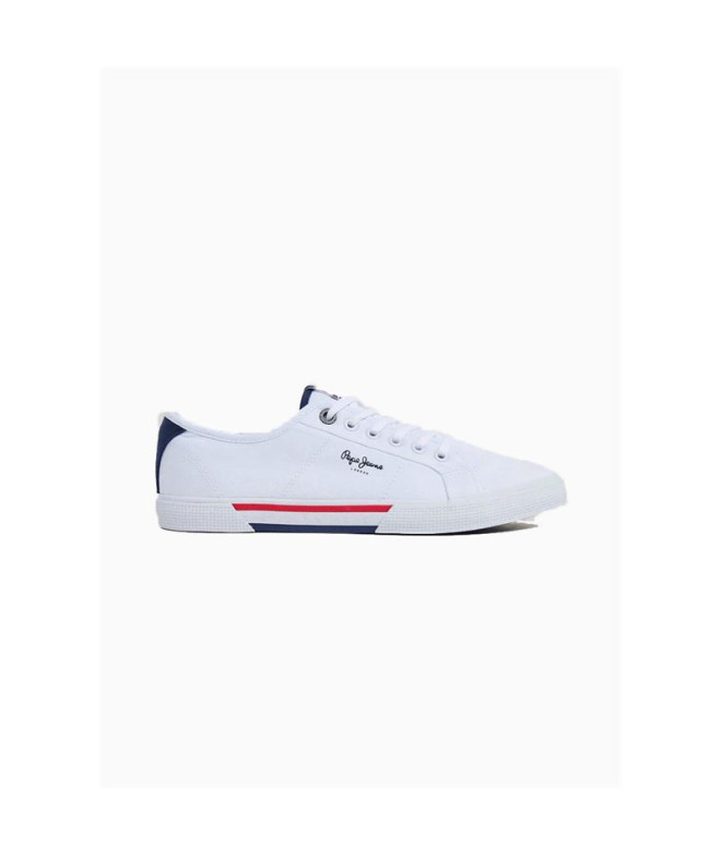 Chaussures Pepe Jeans Brady Hommes Basic Homme Blanc