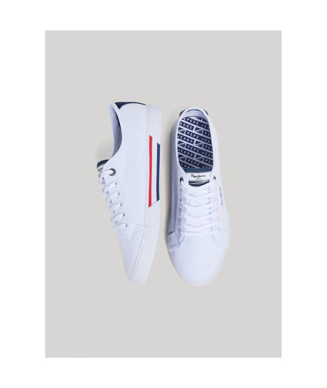 Sapatilhas Pepe Jeans Brady Men Basic Homem Branco