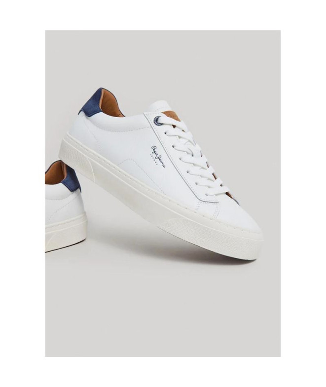 Zapatillas Pepe Jeans Yogi Original Hombre Blanco