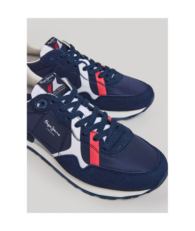 Chaussures Pepe Jeans Brit Road Homme Navy
