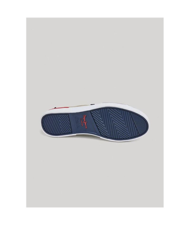 Sapatilhas Pepe Jeans London Class Homem Bege