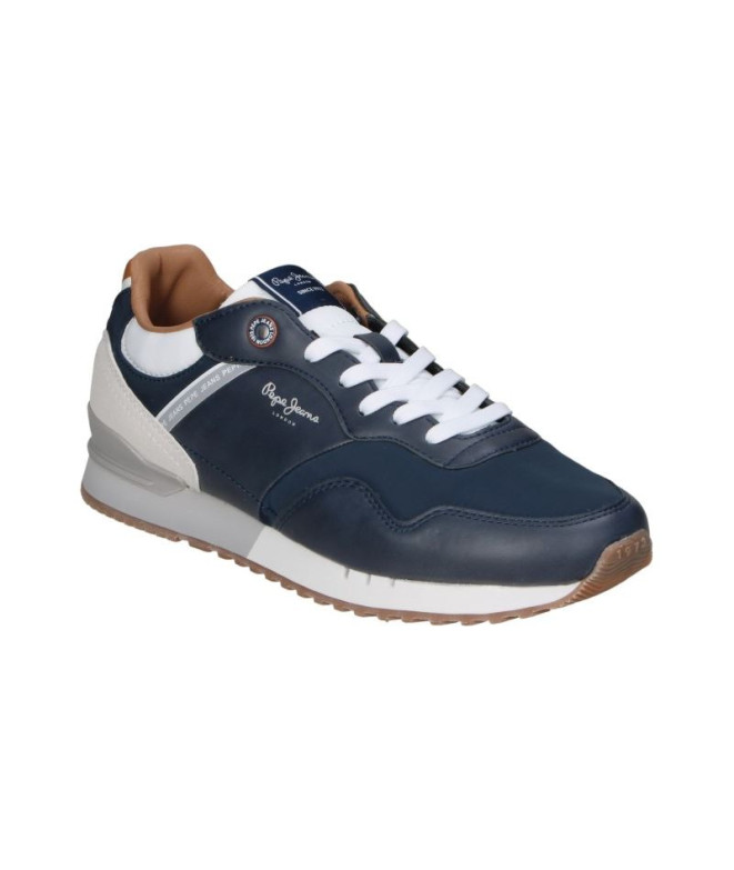 Zapatillas Pepe Jeans London Court Hombre Azul...