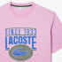 T-shirt Lacoste Cols Roules Homme Rose