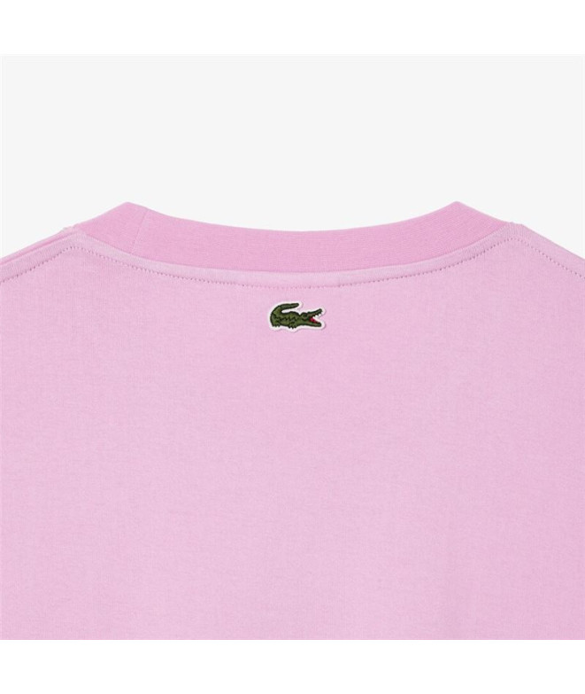 Camiseta Lacoste Cols Roules Hombre Rosa