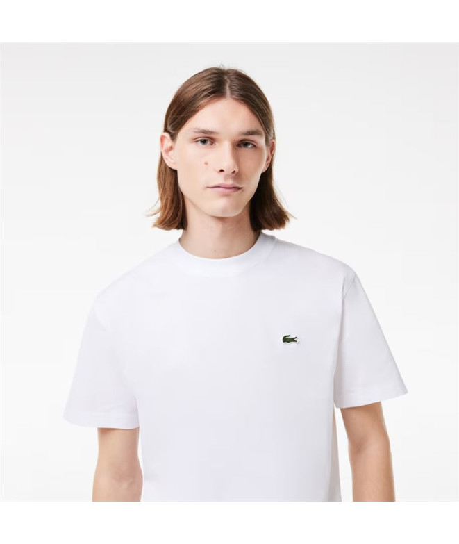 Camiseta Lacoste Cols Roules Homem Branco