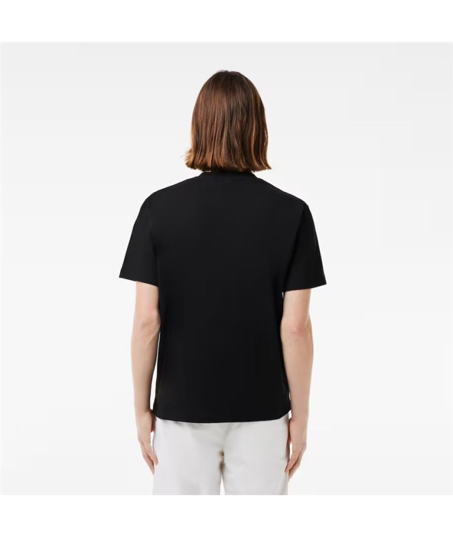 Camiseta Lacoste Cols Roules Hombre Negro